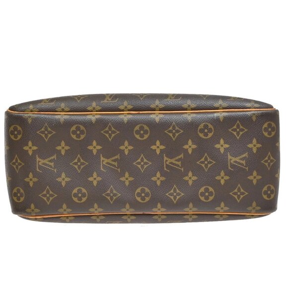 LOUIS VUITTON LV Logo Deauville Hand Bag Monogram Leather Brown M47270 81EE891 - Picture 6 of 16